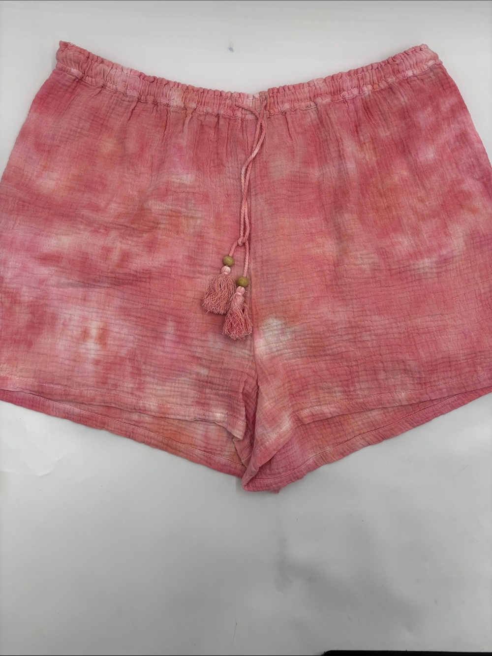 Faherty Dune Cotton Gauze Shorts in Coral Skies Tie Dye